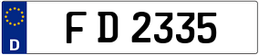 Truck License Plate